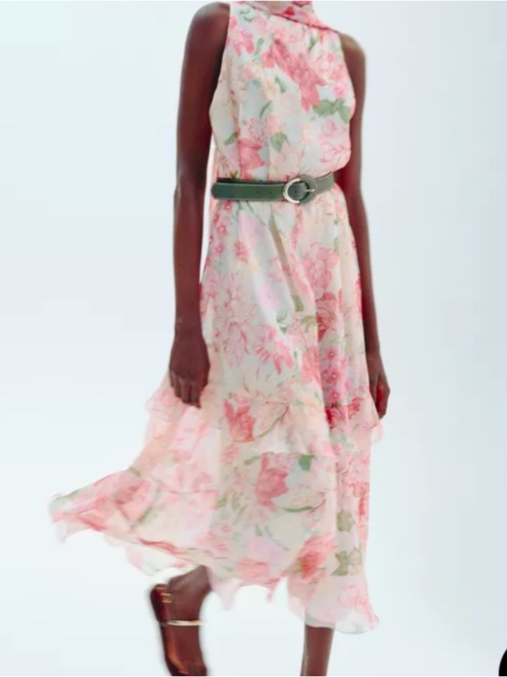 Floral Zara Belted Dress(without the belt)